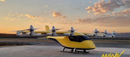 Viersitziges eVTOL-Lufttaxi